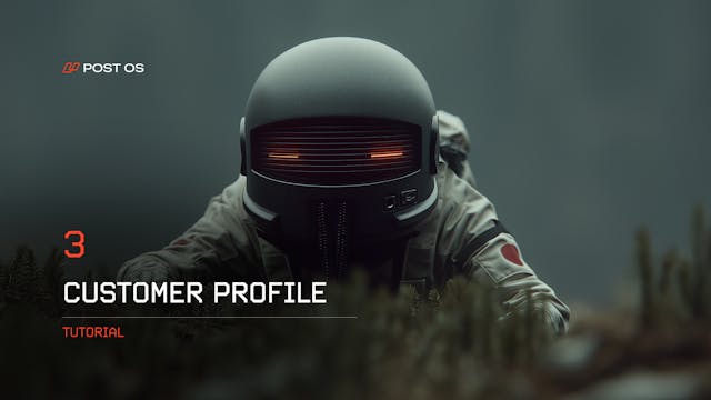 Tutorial - Customer Profile