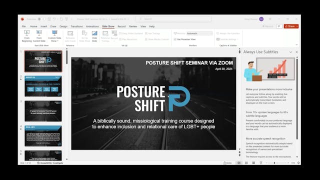 Posture Shift Seminar