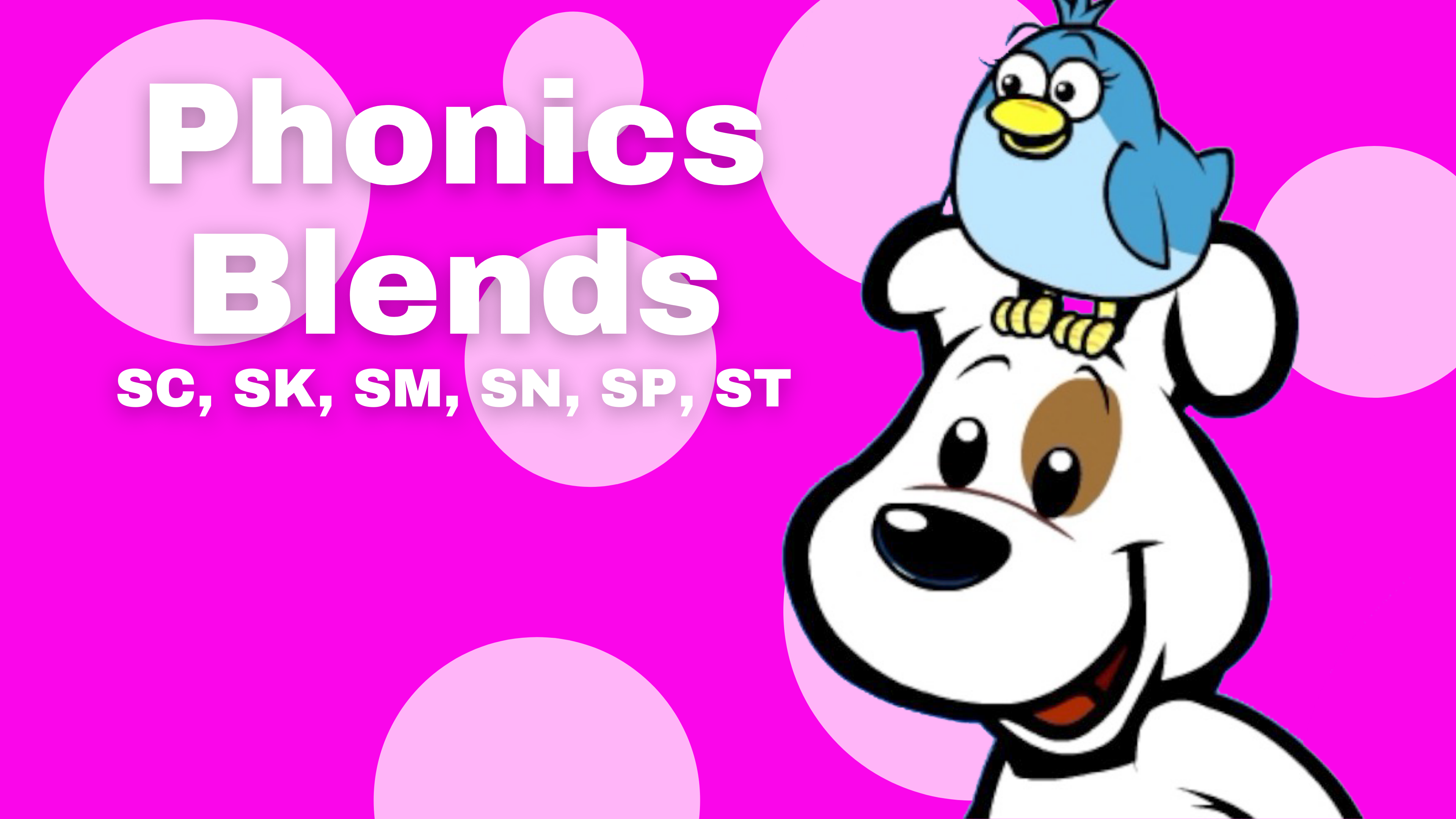 Phonics Blends for Kids: SC, SK, SM, SN, SP, ST