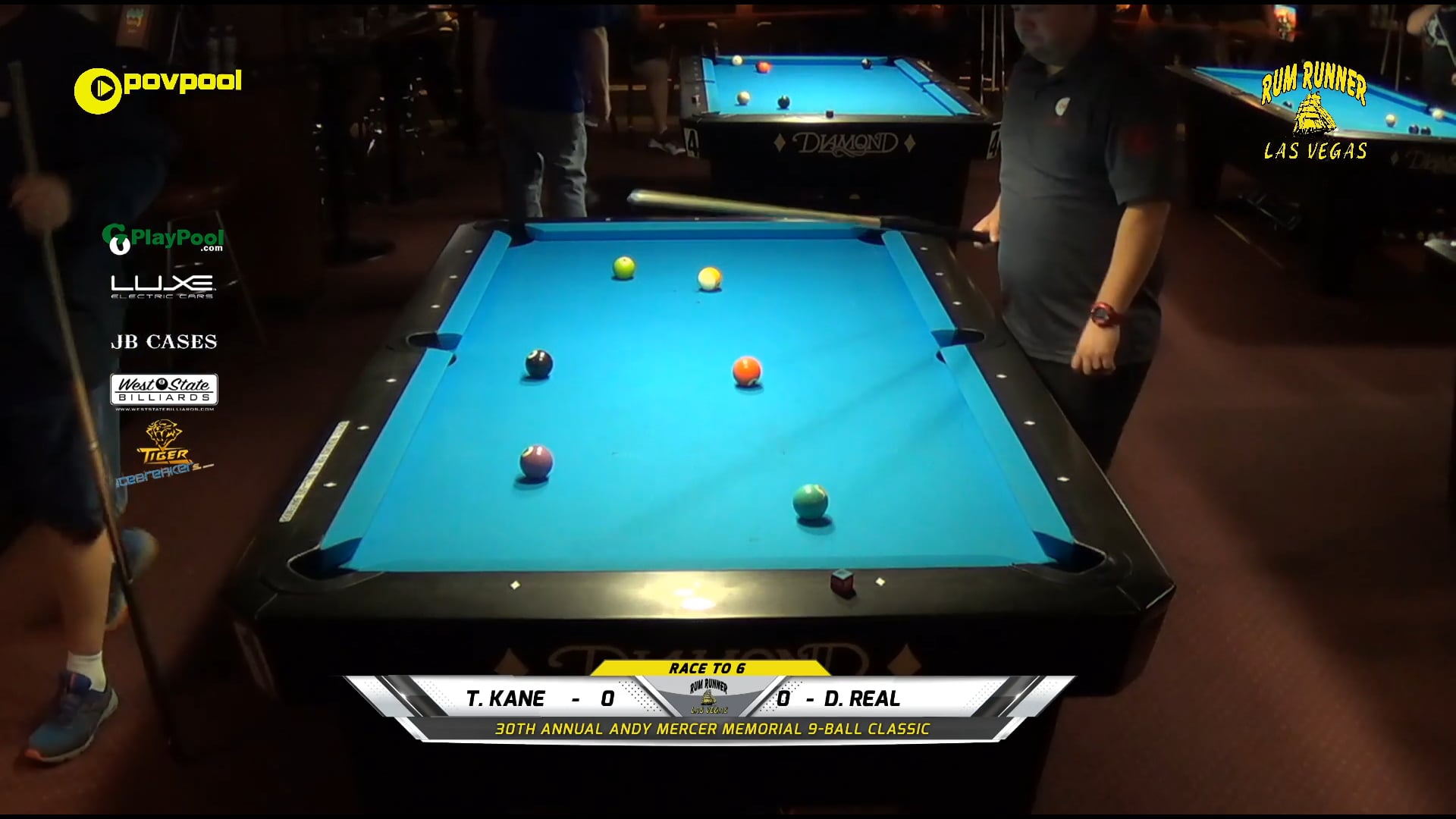 #5 - Andy Mercer 9-Ball - Tres KANE vs Dexter REAL / 2020