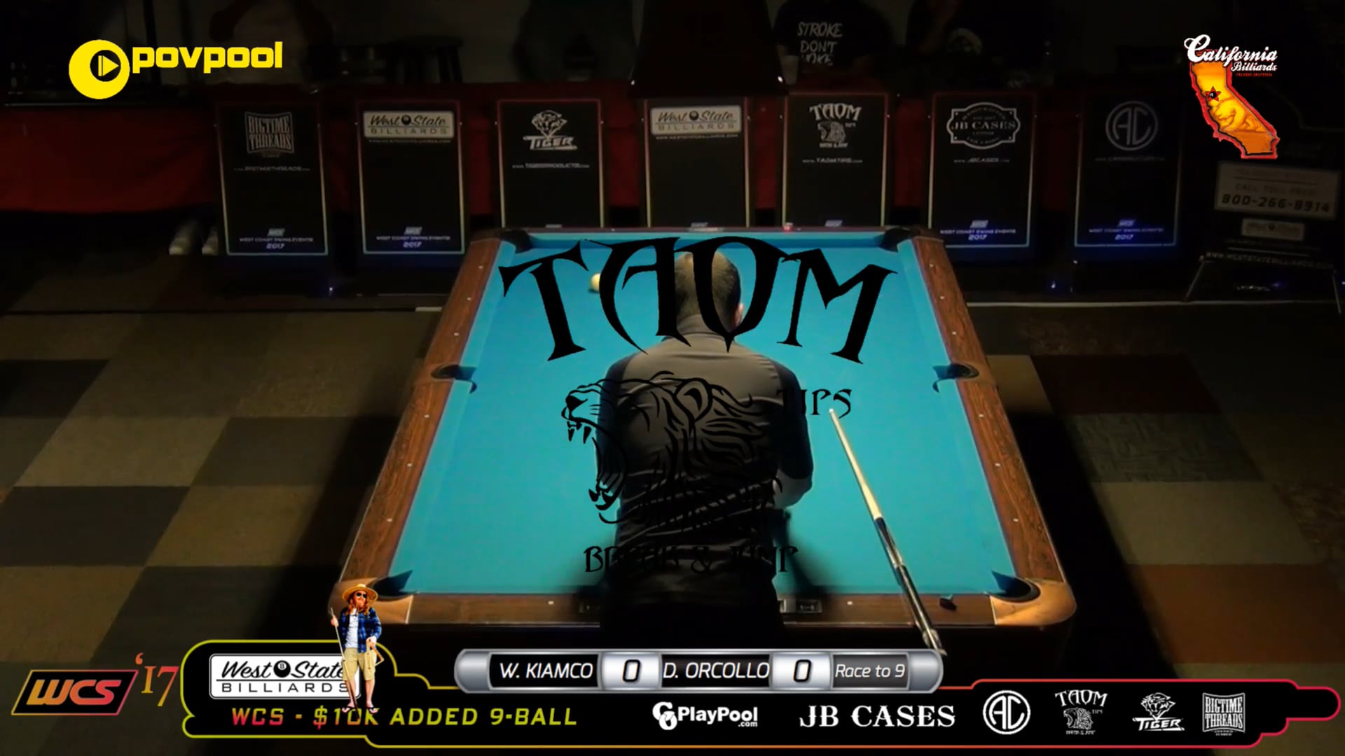 WCS 9-Ball - #1 - Warren KIAMCO vs Dennis ORCOLLO