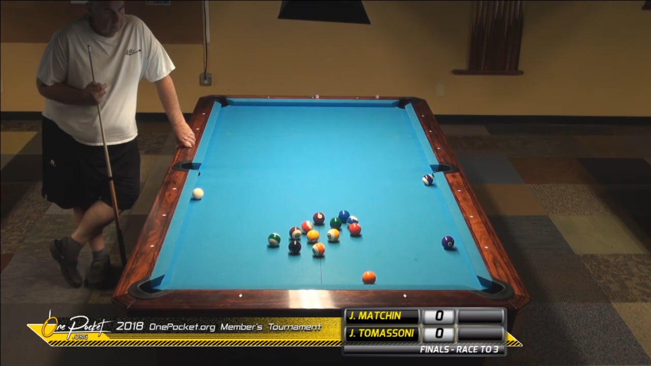 Jerry Matchin vs Jim Tomassoni - One Pocket FINAL