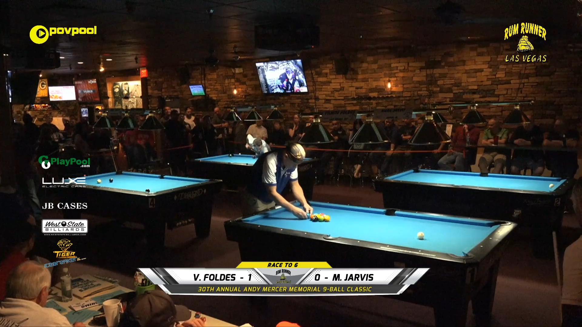 #19 - Andy Mercer 9-Ball - Vilmos FOLDES vs Mark JARVIS / 2020