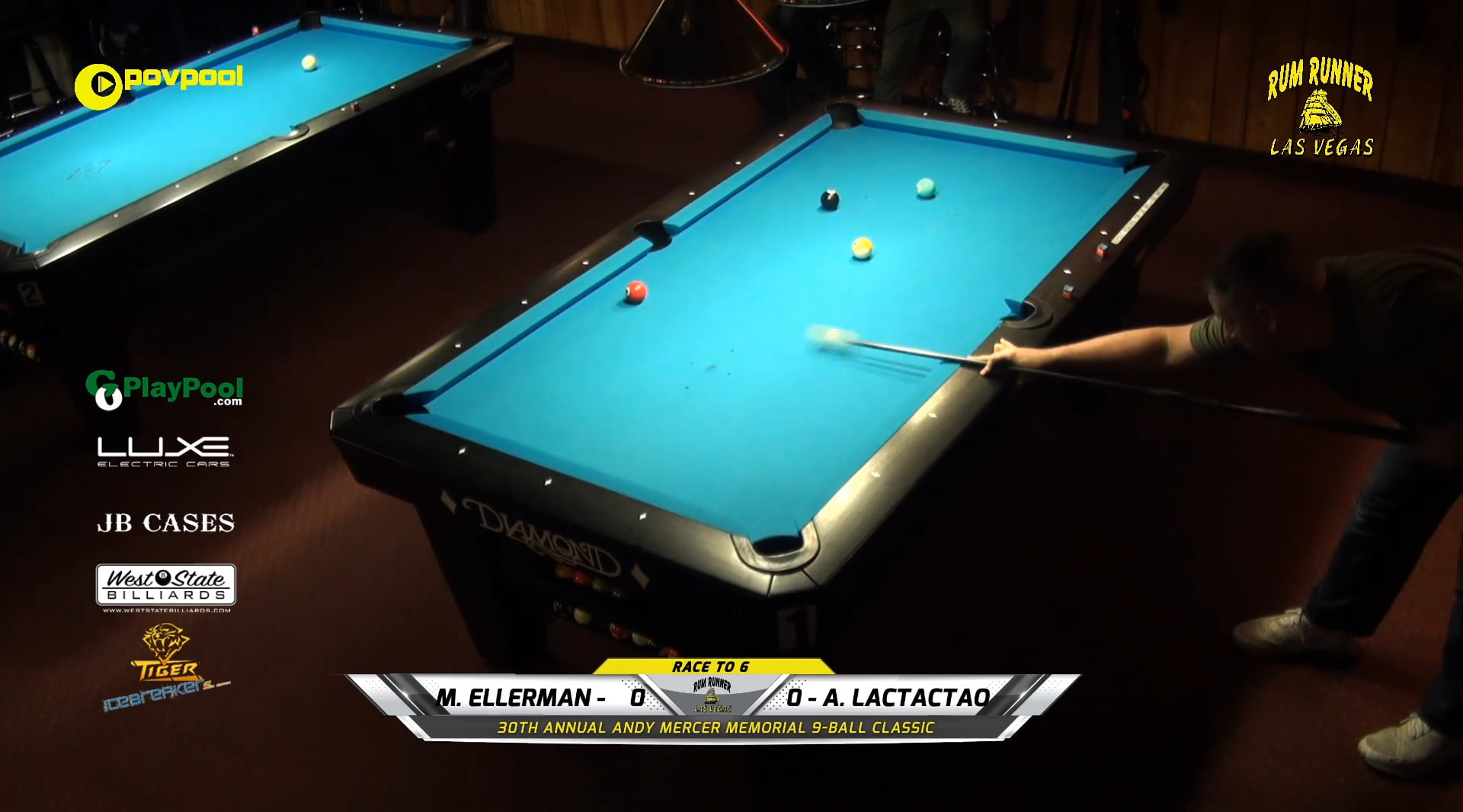 #9 - Andy Mercer 9-Ball - Mitch ELLERMAN vs Anthony LACTAOTAO / 2020