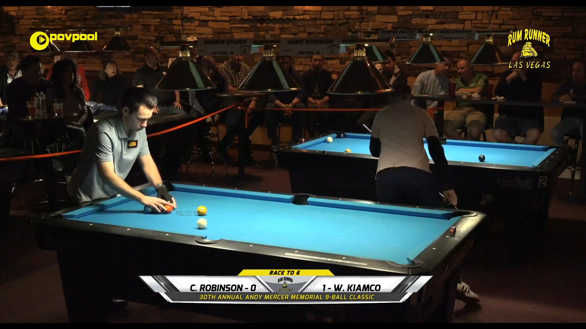 #22 - Andy Mercer 9-Ball - Chris ROBINSON vs Warren KIAMCO / 2020