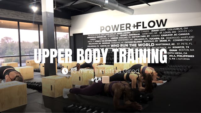 1.13 - 43 MIN UPPER BODY TRAINING w/ ...