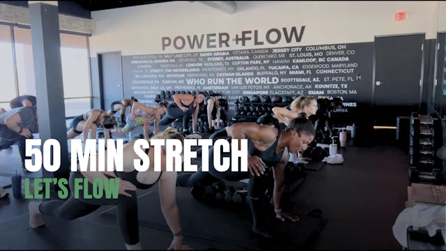 50 MIN STRETCH w/ KRISTINA - LET'S FLOW