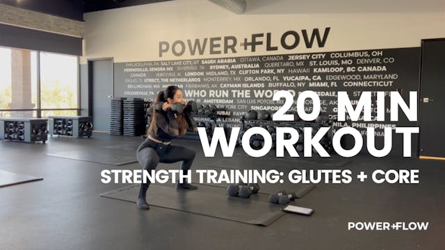 477. 20 MIN GLUTES + ABS WORKOUT w/ G...