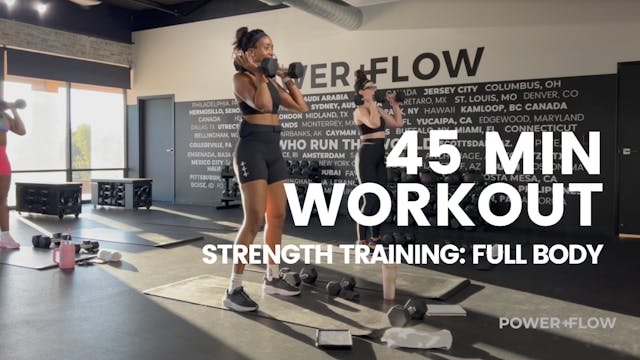 401. 45 MIN FULL BODY WORKOUT w/ MIA