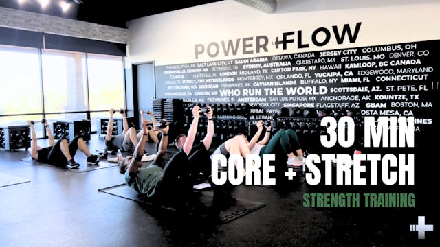 450. 30 MIN CORE + STRETCH w/ KRISTINA