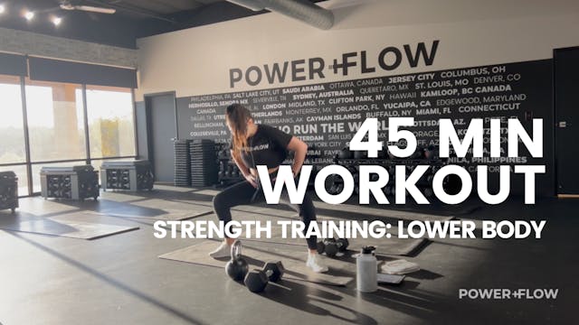 469. 45 MIN LOWER BODY WORKOUT w/ CAS...