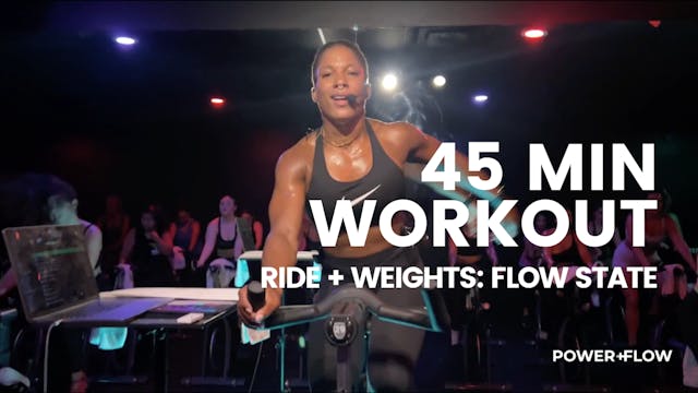 404. 45 MIN RIDE + WEIGHTS w/ KRISTIN...