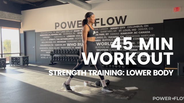 377. 45 MIN LOWER BODY WORKOUT w/ MIA