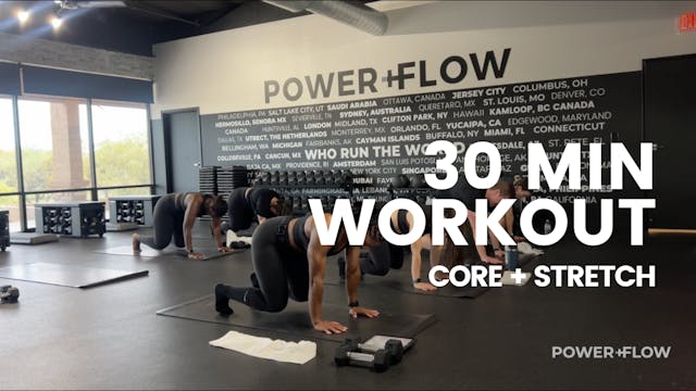 441. 30 MIN CORE + STRETCH w/ KRISTINA