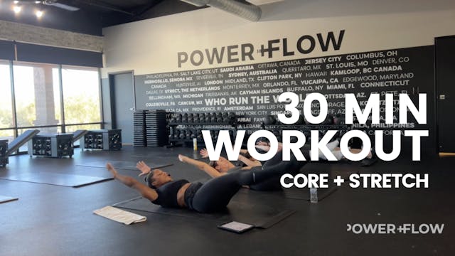 433. 30 MIN CORE + STRETCH w/ KRISTINA