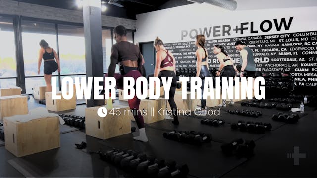 1.23 - 45 MIN LOWER BODY TRAINING w/ ...