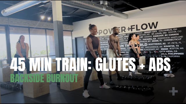 45 MIN GLUTES + ABS TRAINING w/ KRIST...