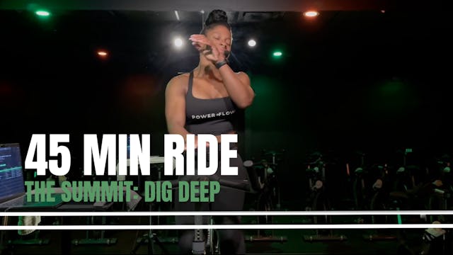 THE SUMMIT: 20 MIN RIDE - DIG DEEP