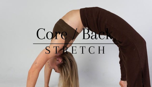 Core / Back Stretch (foam roll) - FIVE