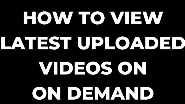 How To Sort By Latest Uploaded Videos