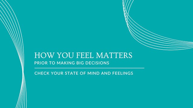 #7 How You Feel Matters