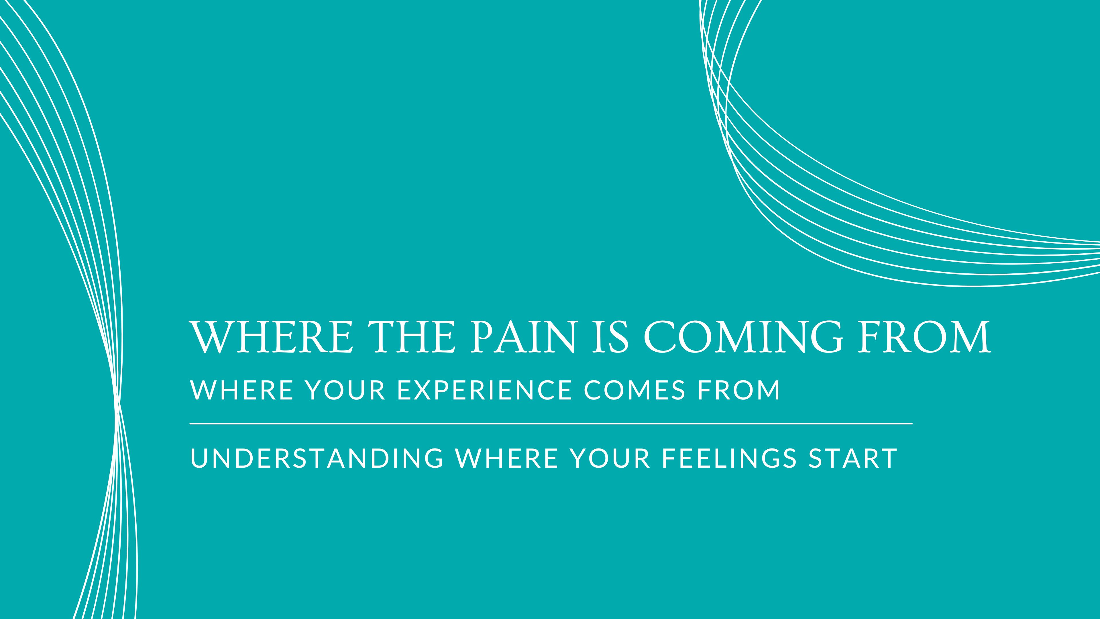 5 Where the Pain is Coming from