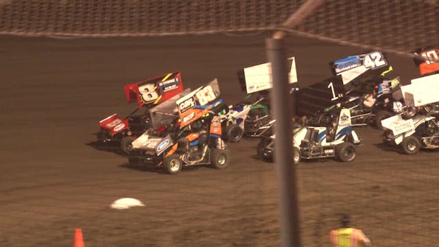 8.20.16 POWRi Outlaw Micro Sprint Lea...