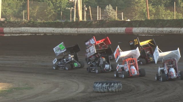 6.10.16 POWRi Outlaw Micro Sprint Lea...