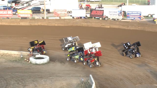 6.24.16 POWRi Outlaw Micro Sprint Lea...