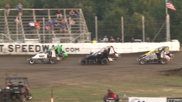 8.25.18 POWRi WAR Sprint Cars at Humb...