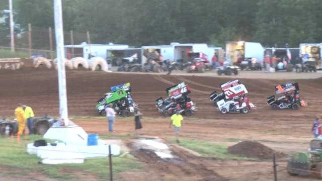 7.25.15 POWRi Outlaw Micro Sprint Lea...