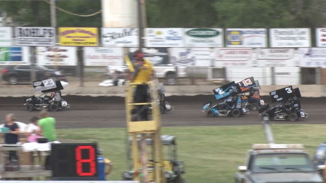 6.12.16 POWRi Outlaw Micro Sprint Lea...