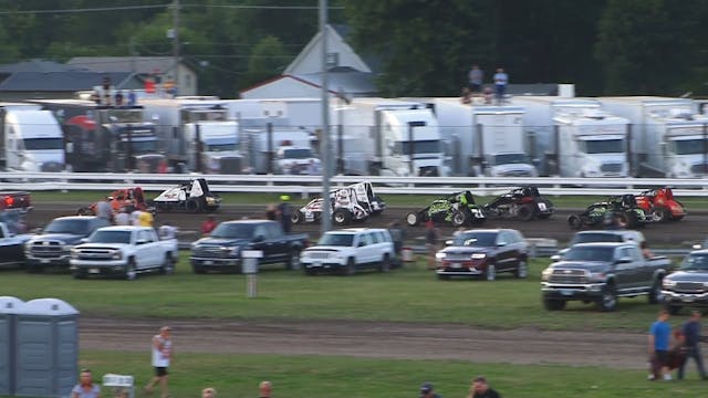 8.7.18 POWRi WAR Sprint Cars at Osky