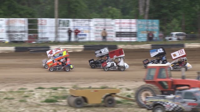 5.20.16 POWRi Outlaw Micro Sprint Lea...