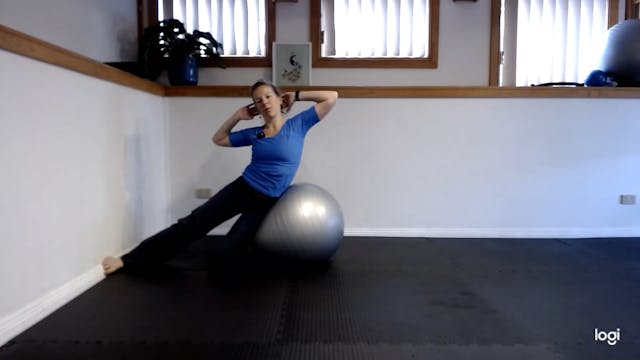 Pilates on the ball - 45 minutes