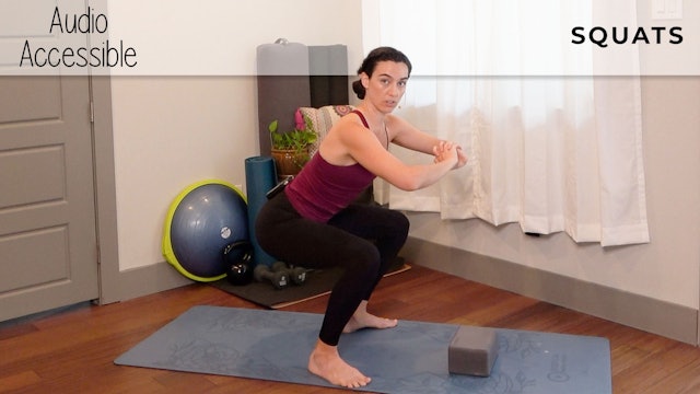 Audio Accessible: 10x10 Squats With Julia
