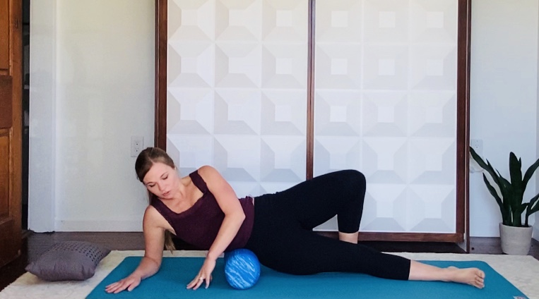 Foam Roller to reduce body tension