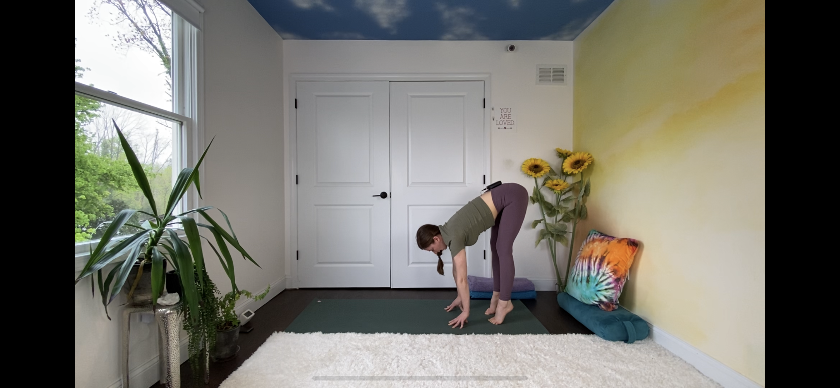 Let Go Forward Fold Practice with Leslie