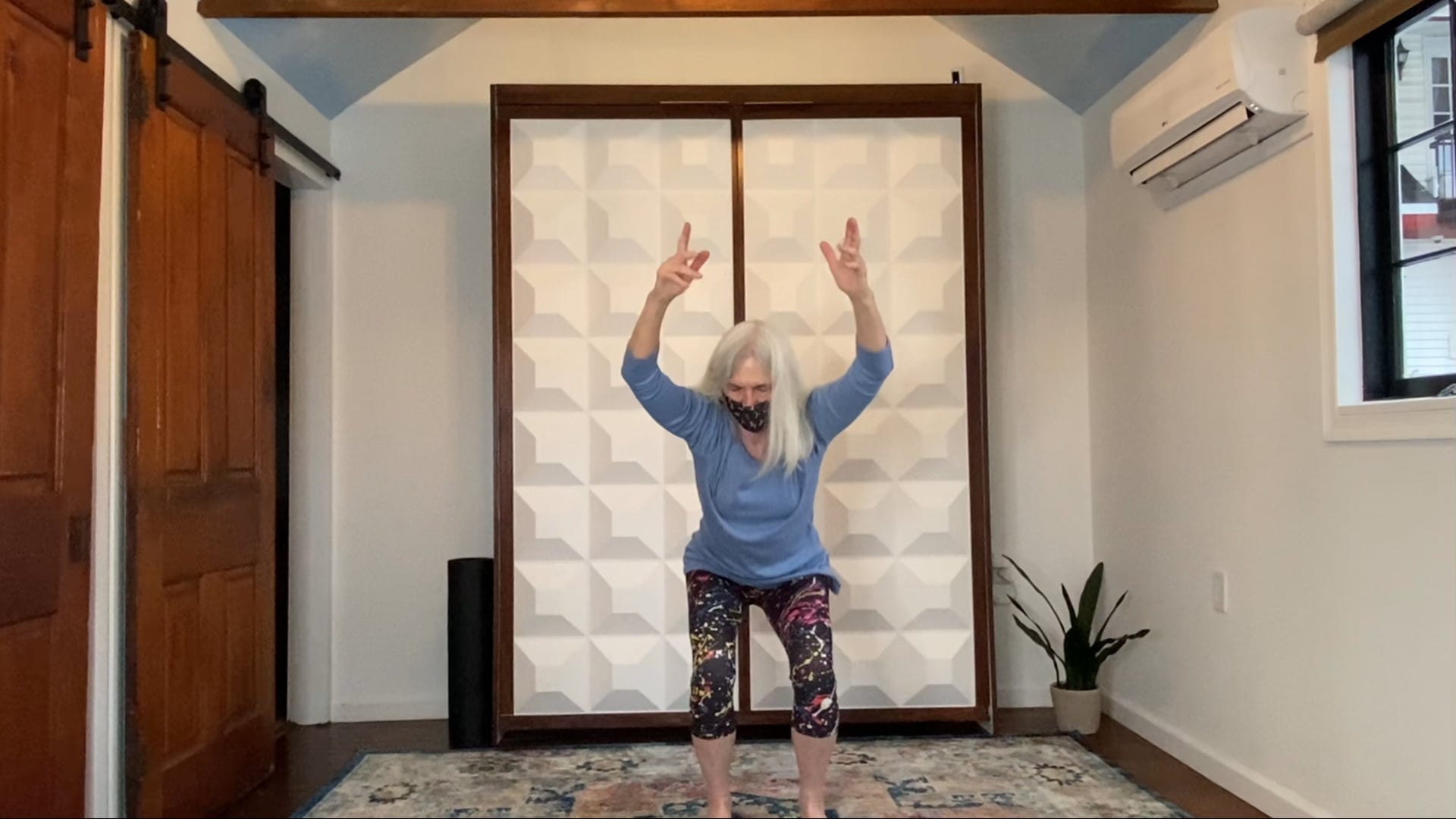 Back to Basics Flow (and yes you can practice with a mask on!) with June