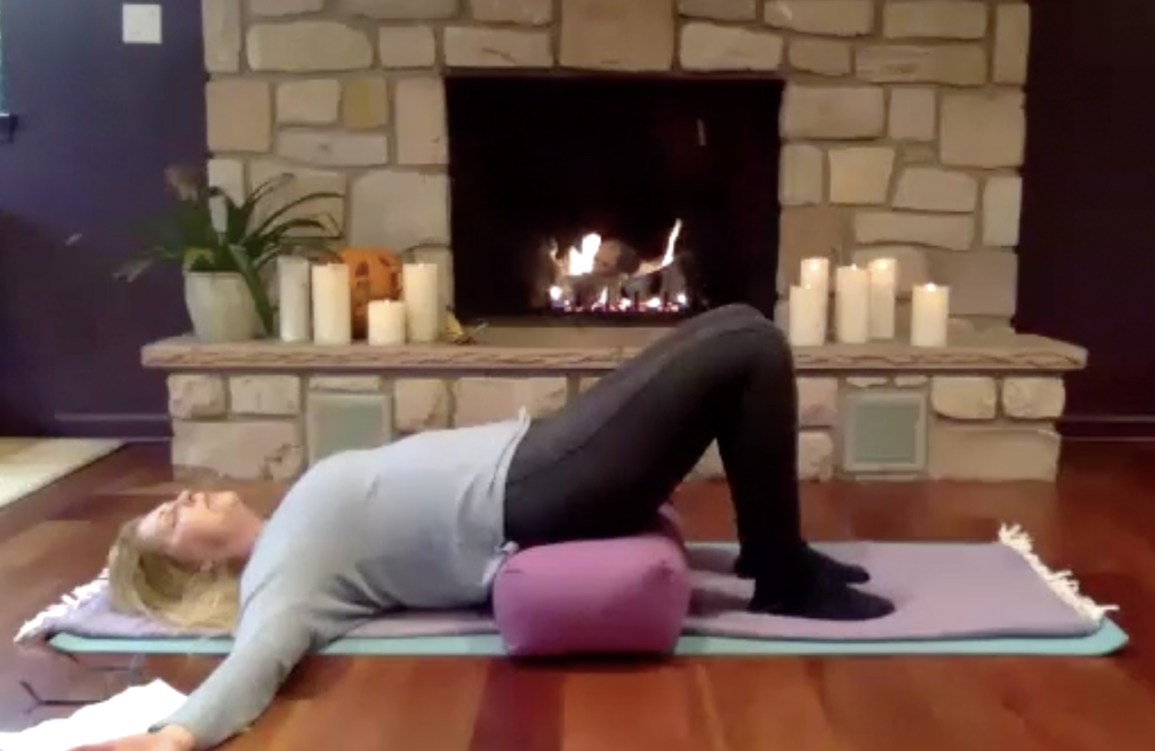 3 Restorative Poses with Christine