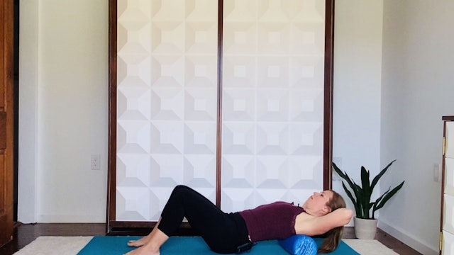 Yoga and Foam Roller to get out of your head and into your heart with Sam