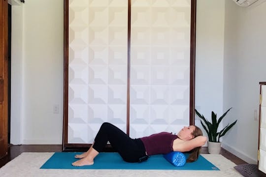 Yoga and Foam Roller to get out of yo...