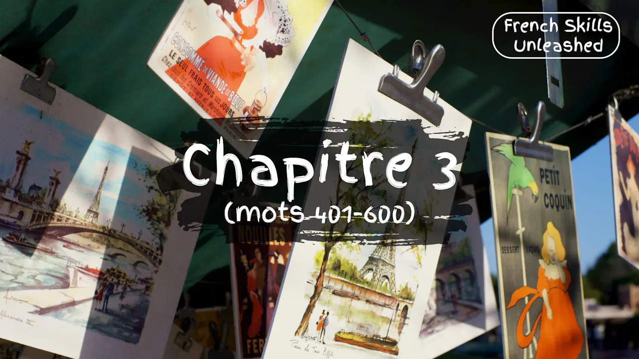 Boost your vocabulary with Mme Claude - chap 3