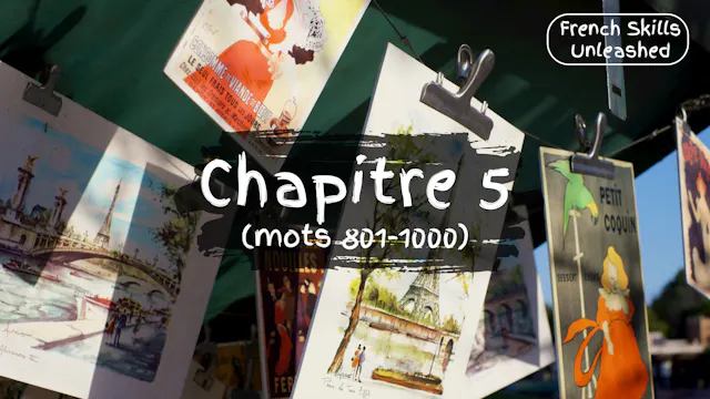 Boost your vocabulary with Mme Claude - chap 5