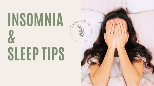 Week 11 (Insomnia & Sleep Tips)