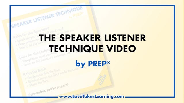 The Speaker Listener Technique Full V...