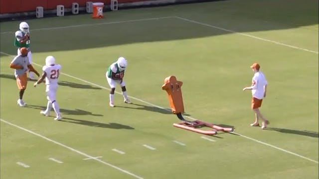 Texas RB Thru Contact Drill Tape
