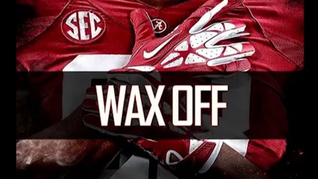 Alabama WR Wax Off