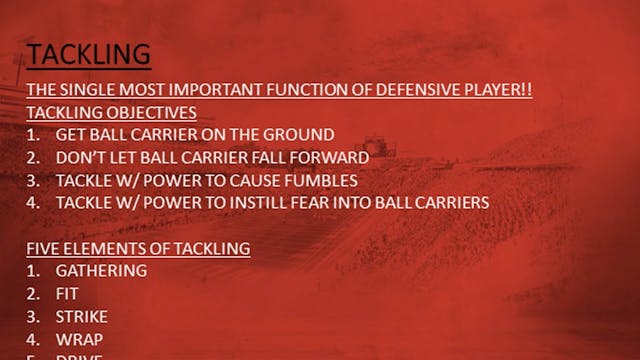 NC State LB Tackling