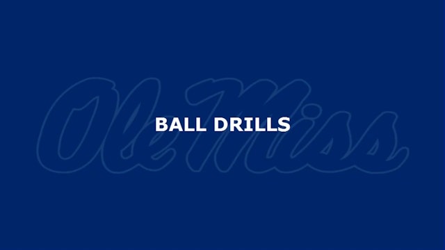 Ole Miss WR - Tennis Ball Wall Drill